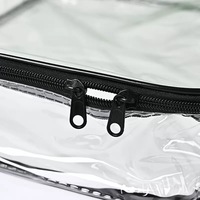 Sac rétractable en PVC EVA de haute qualité avec fermeture éclair pour draps, oreillers, parapluies, emballage personnalisé avec logo, recyclable