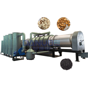 Four de carbonisation de biomasse compact et structuré pour la paille, le sorgho, la balle de riz, carbonisateur à tambour continu - Product Image 1