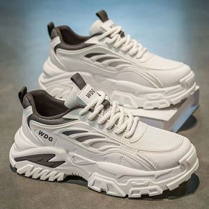 Chaussures de course décontractées pour hommes Torre 2025, nouvelle collection été, respirantes, en maille, couleur unie, style coréen, <span class=keywords><strong>plateforme</strong></span> - Product Image 6