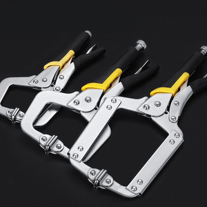 Metal Portable <strong>Table</strong> Tool Carpenter Vise Grip Locking Clip Plier C Type Woodwork Woodworking Welding Wood <strong>Clamp</strong> Face <strong>Clamp</strong> - Product Image 2