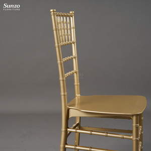 Qualità <span class=keywords><strong>oro</strong></span> resina di plastica sedia Chiavari per matrimoni durevole e per soggiorno all'aperto o uso del parco - Product Image 2