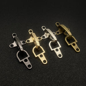 Boucle de <span class=keywords><strong>ceinture</strong></span> en alliage métallique dorée, luxueuse et durable, à clipser, adaptée aux vêtements, aux vestes et aux chaussures. - Product Image 4