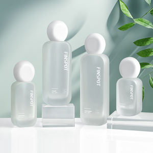 Wholesale Free Sample Empty Flat Square Cosmetic Glass <strong>Bottles</strong> And Jars Sets 30ml 50ml 100ml Luxury Skincare Packaging <strong>Bottles</strong> - Product Image 6