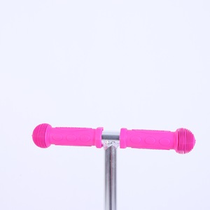Kids Scooter Pink Height Adjustable With <b>Lights</b> For 3-6 Years <b>Push</b> Operated Rear Foot Brake - Product Image 2