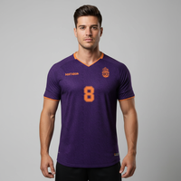 Tenues d'entraînement de football HOSTARON en tissu jacquard imprimé numériquement, maillot de football original, technique de sublimation, vêtements de sport d'équipe