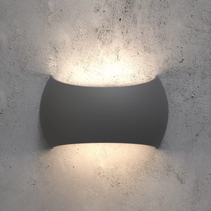 โคมไฟติดผนัง LED รูปทรงโค้งสีดำ สำหรับตกแต่งทางเดิน บันได หรือพื้นที่กลางแจ้ง ทำจากโลหะ - Product Image 2