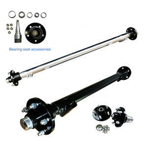 bibo Essieu de remorque de yacht de haute qualité avec anneau en acier pour pneu, ensemble d'essieu de support, pièces de remorque de yacht - Product Image 4