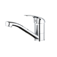 Robinet de cuisine monocommande moderne en laiton pour eau froide, à poser sur plan