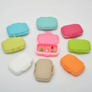 Promotional One Week Travel Mini Food Grade Plastic Pill <b>Box</b> With Custom Logo - Product Image 1