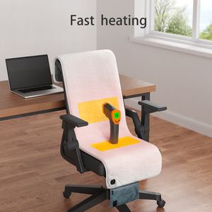 Coussin <span class=keywords><strong>de</strong></span> siège chauffant <span class=keywords><strong>de</strong></span> voiture matelassé portable 5V USB Nano Sliver avec 3 réglages <span class=keywords><strong>de</strong></span> température-Réchauffement rapide et fond antidérapant pour la conduite hivernale - Product Image 4