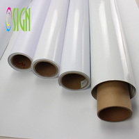 Chine Top Vinyl Factory Vente en gros rouleau de vinyle adhésif encre pigmentée vinyle auto-adhésif pvc imprimable à jet d'encre pour impression