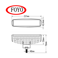 Foyo — projecteur LED imperméable blanc, éclairage à large faisceau, accessoire de bateau