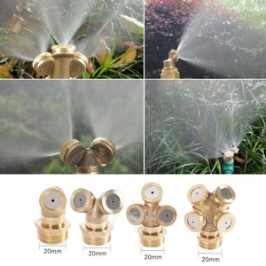 20mm Male Thread High <b>Pressure</b> Misting Heads Nozzles for Outdoor Garden Irrigation Connector Fitting Brass Misting Spray Nozzle - Product Image 6