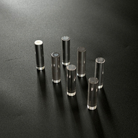 Barre de verre saphir de haute qualité, entièrement polie, sur mesure en usine, 8*100mm, pour guide optique