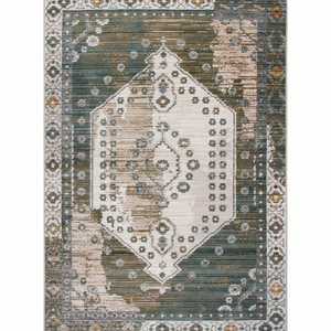 พรมลอราเวน โมเดิร์น ครอส วีฟ ทอแบบเครื่องจักร เป็นมิตรกับสิ่งแวดล้อม ขนสั้น ลายวินเทจ คอลเลคชั่นลายเรขาคณิต ผิวสัมผัสนุ่มดุจผ้าฝ้าย - Product Image 1