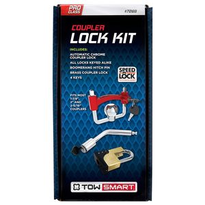 ชุดล็อคกันขโมย TOWSMART Coupler, ขนาด 1/2 นิ้ว และ 5/8 นิ้ว หมุดยึดขนาดเส้นผ่านศูนย์กลาง 1-1/4 นิ้ว และ 2 นิ้ว เครื่องรับสัญญาณ - Product Image 3