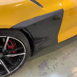 Guardabarros de parachoques lateral de fibra de carbono estilo EVS para Toyota <span class=keywords><strong>Supra</strong></span> <span class=keywords><strong>A90</strong></span> 2,0 T 3,0 T 2019-UP - Product Image 6