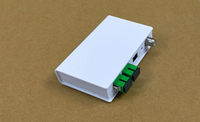 Mini Nodo FTTH, Receptor Óptico Activo de TV por Cable de 1550nm con Conector Coaxial RF WDM para CATV