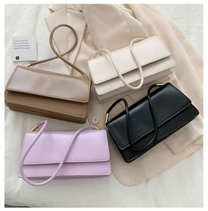 กระเป๋าถือสะพายไหล่ทรงสี่เหลี่ยมเล็ก รุ่น I-0330 แฟชั่นใหม่ สีพื้น ทำจากวัสดุ PU กันน้ำ สำหรับผู้หญิง ฤดูใบไม้ผลิ ฤดูร้อน ฤดูใบไม้ร่วง ฤดูหนาว - Product Image 6