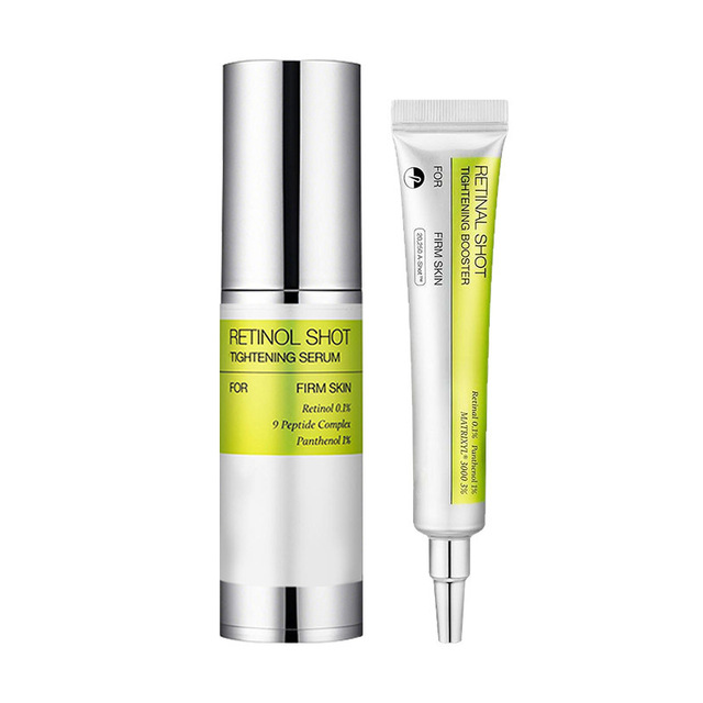 Retinol Shot Tightening Eye Serum 0.1% Retinol & Peptide Complex Anti-Aging Reduce Fine Lines Support Dropshipping Service