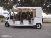 Tricycle à passagers homologué EEC COC, 6 places, longue portée 100 km, batterie haute capacité, homologué pour la route, pour le marché européen