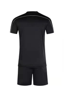 Tenue d'arbitre de football avec panneau lumineux, équipement d'arbitre de football à manches courtes, uniforme d'arbitre