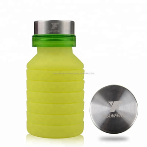 <span class=keywords><strong>Gran</strong></span> oferta botella para deporte al exterior plegable de silicona plegable botella de agua con logotipo personalizado - Product Image 3