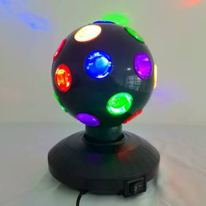 6 pollici colorato rotante effetti di illuminazione Multicolor cling LED Disco palla per migliorare le feste <span class=keywords><strong>a</strong></span> <span class=keywords><strong>casa</strong></span> con 12V/500mA adattatore - Product Image 4