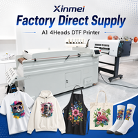 Imprimante DTF XM Factory Supply, 4 têtes, haute vitesse, pour impression textile, idéale pour les entreprises de vêtements personnalisés