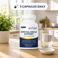 Capsules de soutien pour la muqueuse cervicale OEM, 90 g, formule personnalisée avec L-Arginine, NAC, Pépins de Raisin, Vitamine C, Fabricant Afrique de l'Ouest pour Femmes