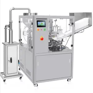 Fully automatic Lotion Cream Toothpaste Soft Tube Filling and Sealing Machine With Automatic Tube Feeder