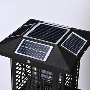Lampe Solaire Anti-Moustiques Extérieure Étanche LED Électrique Tue-Insectes pour Jardin et Pelouse - Product Image 1