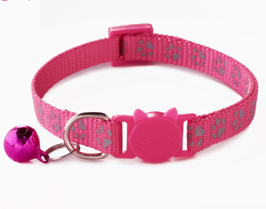 Collares de Nailon para Gatos y Gatitos en <span class=keywords><strong>13</strong></span> Colores, con Hebilla de Seguridad Suave y Ajustable, Collar para Mascotas con Patrón Impreso - Product Image 3