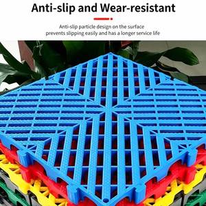 Tapis de sol en plastique résistant à l'usure pour usage industriel, design emboîtable durable pour atelier de detailing automobile, garage - Product Image 4