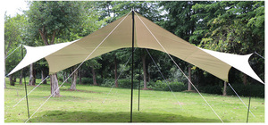 <span class=keywords><strong>Tela</strong></span> Oxford de poliéster laminada para toldo, <span class=keywords><strong>tela</strong></span> Anti UV/retardante de llama/impermeable PA PU PVC para refugio de tienda - Product Image 4