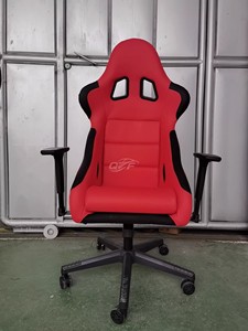 Chaise de jeu ergonomique <span class=keywords><strong>RECARO</strong></span> rouge, chaise de bureau à dossier haut avec accoudoirs réglables <span class=keywords><strong>360</strong></span>° °   Chaise pivotante pour le bureau à domicile - Product Image 3