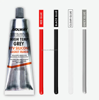 Mastic silicone RTV gris multi-usages de haute qualité à base d'acétate pour joints