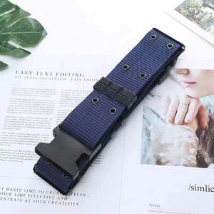 Cinturón Táctico de Seguridad para Hombre, de Poliéster, con Hebilla de Aleación, Logotipo Personalizado, Accesorio de Uniforme de Seguridad Diaria - Product Image 5