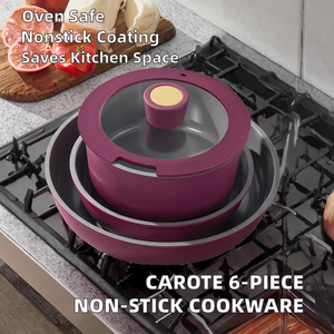 Sartenes y <span class=keywords><strong>Ollas</strong></span> <span class=keywords><strong>de</strong></span> Aluminio al por Mayor con Tapa <span class=keywords><strong>de</strong></span> Vidrio y Mango Ergonómico para el Hogar, Restaurantes y Chefs - Product Image 2