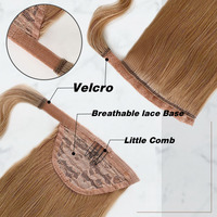 Extensions Queue de Cheval 100% Cheveux Humains Remy Double Drawn Naturel avec Cordon de Serrage, Lisses Soyeux ou Ondulés, Sans Perte – Vente en Gros