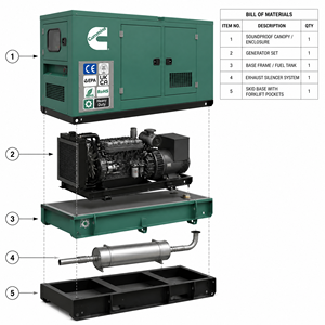 Cummins Perkins Weichai Yuchai <b>Generator</b> 350kw 320kw 200kw <b>Silent</b> Diesel <b>Generator</b> for diesel <b>Silent</b> <b>Generator</b> Sets with 3 Phase - Product Image 4
