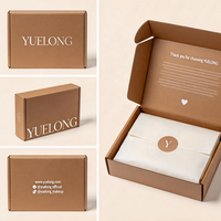 Boîte d'emballage en carton ondulé réutilisable, prix d'usine, vente en gros, logo personnalisé imprimé, boîte cadeau, artisanat, expédition, envoi postal