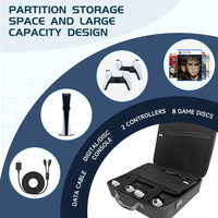 Usine personnalisée PS5 PRO Gamepad Play 5 Console de jeu stockage sac de voyage étui de transport extérieur grande capacité mallette à outils avec mousse