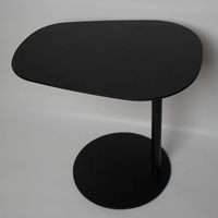 Table basse ADA durable, minimaliste et moderne, avec cadre en métal réglable en hauteur et plateau en MDF, pour la maison et l'hôtellerie, mobilier de salon