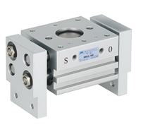 Pince pneumatique à double piston 2 mâchoires MHL2 20D1 M9BL 20mm pour objets larges