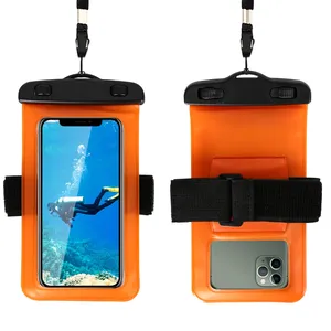 Universal Waterproof Phone Case Arm Band Bag For iPhone 14 13 12 11 Pro Max XR XS 7 8 Plus Samsung S23 S22 Swim Waterproof Pouch