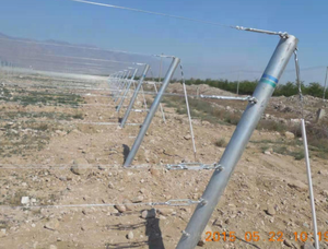 <span class=keywords><strong>Postes</strong></span> de Enrejado para Huertos y Viñedos al por Mayor, Metal Galvanizado con Marco de Acero y <span class=keywords><strong>Madera</strong></span>, Superficie Recubierta, Fácil de Montar - Product Image 5