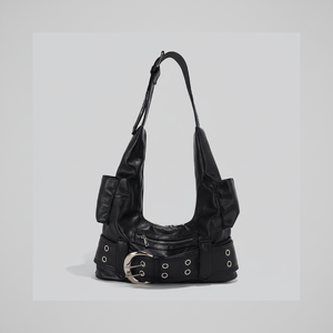 Bolsos Cruzados de Media Luna para Mujer, de Cuero Genuino, Color Puro, Precio al por Mayor, Tendencia de Moda, Bolsos Casuales de Hombro para Mujer, Cierre de Cremallera - Product Image 1