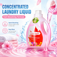 Lessive liquide blanchissante portable écologique à la lavande haute densité 3L personnalisable et gratuite pour vêtements et usage domestique