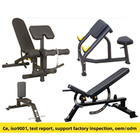 Banc de musculation multifonctionnel commercial pliable rapide et peu encombrant, conception compacte pour appartement et salle de sport à domicile, rangement facile FID